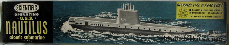 Scientific SS571 USS Nautilus Atomic Submarine Operating Model plastic model kit